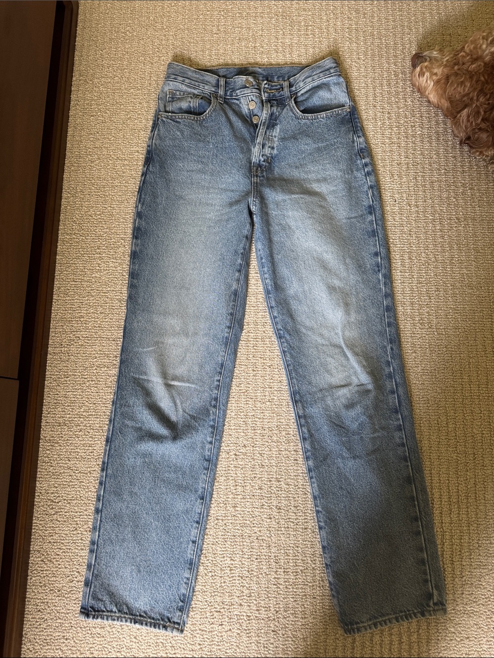 Classic High-Rise Light Blue Dad Jeans